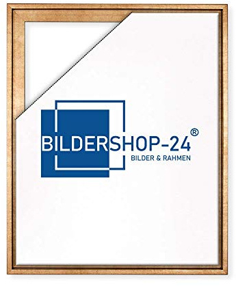 Bildershop-24 Schattenfugenrahmen LEVI 40x60cm Blattgold