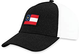 Callaway Unisex-Erwachsene Golf Collection Headwear Golfmütze State Trucker (verstellbar, schwarz, Herren-Kopfbedeckung), Georgien, Einheitsgröße