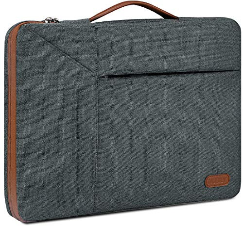 Laptop Case Sleeve 13.3-14 Inch Briefcase Waterproof Shock Resistant Laptop Cover Bag Compatible Notebook Chromebook ThinkPad Ultrabook, MacBook Pro 15 Inch 2016-2019