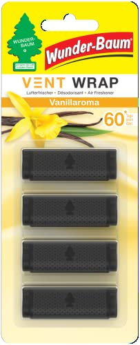 Arbre Magique® Rafraîchisseur d'air parfumé Vent Wrap Invisible Vainillarôme. Super arôme de Longue durée pour la Voiture, la Maison, Le Bureau, etc.