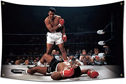 Be the Greatest Flag for Room Guys Gym Wall Decor College Dorm Man Cave 3x5 Feet Flag Banner Cool Gym Motivation Boxing Poster cool flags motivational wall art College Dorm Banner wall decor Men