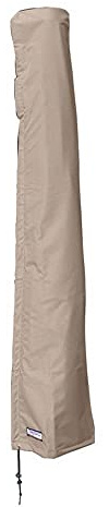 Raffles Covers Sonnenschirmhülle mit Stab H: 135 cm | Atmungsaktiv | Wasserdicht | UV - beständig | Doppelt genähte, PU-versiegelte Naht | Inklusive Befestigungsstab |