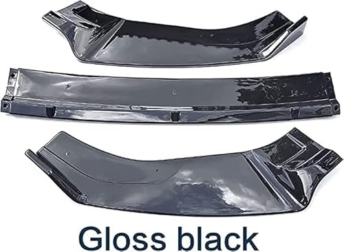 Frontal Alerón Spoiler Labio para VW Golf 7 MK7 7.5 R GTI GTD 2014-2019,Parachoques Delantero Labio Divisor Difusor Kit Carrocería