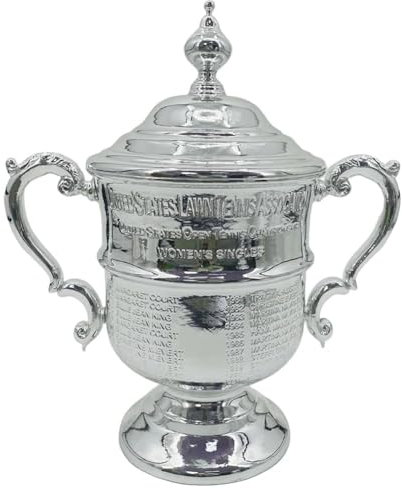 YYDSTES Nachbildung Der US Open Tennis-Damen Einzel Champion Trophäe, Grand Slam Meisterschafts Trophäen Tennis FanHeimdekoration, Display Sammlerstücke Ornamente Kunstharz