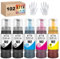 ATTA 102 Tintenflasche Ersatz für Epson 102 Ecotank 102 Kompatibel mit Epson ET-2700 ET-2750 ET-2751 ET-2756 ET-3700 ET-3750 ET-4850 ET-4750 ET-15000 ET-4856 Nachfüllset für Druckertinte (B) K/C/M/Y