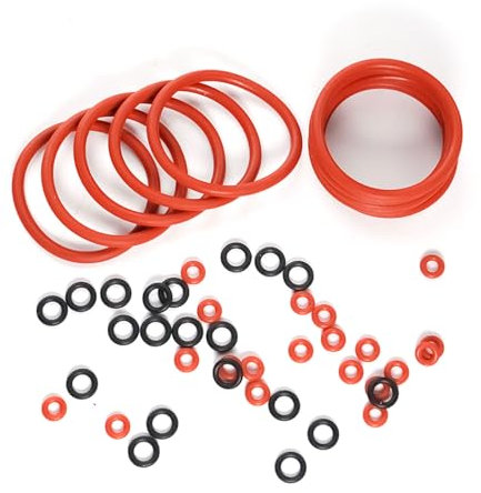 50pcs Brauausrüstung Dichtungen Kaffeemaschinedichtungen Silikon O Ringe Kaffeemaschinenzubehör Silikondichtungen Ringe Ringe