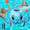 CHENBOOW Baloncesto Flotante para Piscinas,Juguetes de Baloncesto para Piscina,Baloncesto de Flotador Hinchable,Juguete acuático,Juegos Piscina Niños,para Piscinas de Verano y Playa