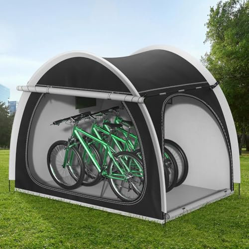 Tente de Stockage pour vélo - Stockage extérieur étanche, Amélioré 200x150x170cm Tente de Rangement pour vélo, abri Portable avec Sac de Transport pour Moto, Outils de Jardinage