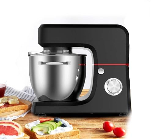 Stand Mixer, 1800W Electric Dough Blender with 10L Bowl, High-Performance Cake Mixer for Home Baking and Kneading