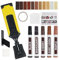 Qumiuu Kit de Réparation Stratifié,Réparation De Rayures Sol Stratifié 11 Couleurs | Marqueur Peinture Étanche Solution Peignable pour Meuble Sol Armoire Rénovation Salle de Bain Cuisine Salon