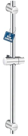 Feligio Duschstange 100cm Edelstahl 304,Brausestange mit Duschkopfhalterung