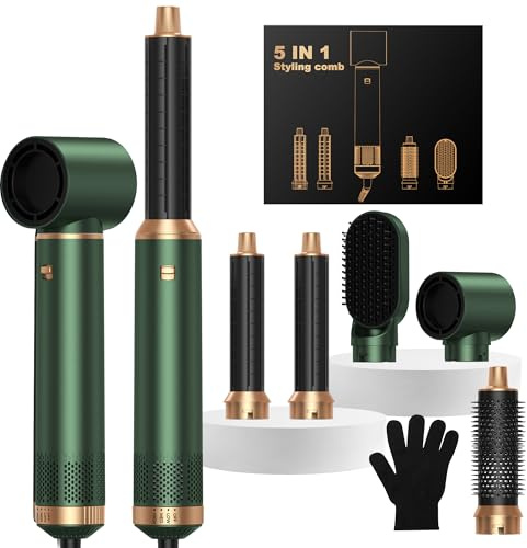 OKWRAP Hair Styler Set Hairstyler 5 in 1 Haarstyler Air Curlers Airstyler