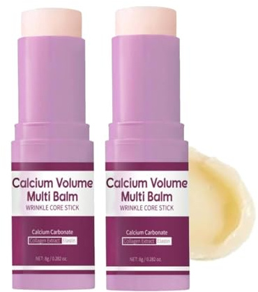 2pc Anti Ride Creme Contour des Yeux Stick,Anti-rides Rebondissantes Baumes Yeux Stick,Anti-Aging and Firming Korean Skincare Sticks,Hydratante,Pour à Le Visage, Les Yeuxs,Les Lèvres,Le Cou La Peau