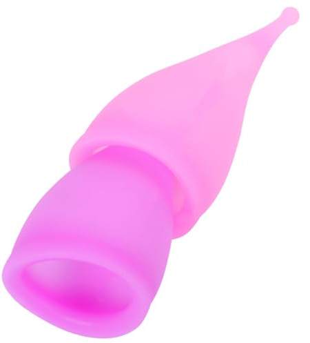 GARVALON 2pezzi Coppa Mestruale in Silicone 30ml per Donne, Alta Resistenza al Calore e Anti Perdite, per Nuoto e Escursionismo Colore Casuale