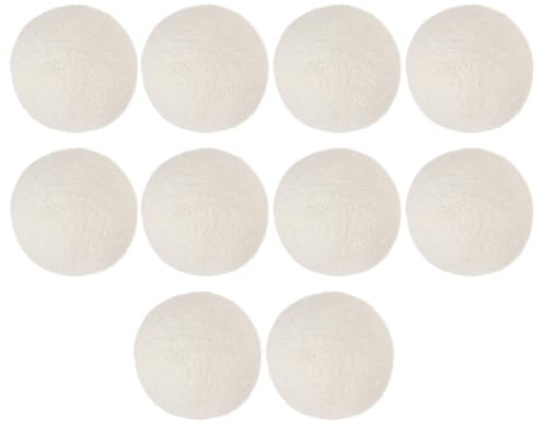 BLPRKOT 10 Pcs Tumble Dryer Balls for Laundry Balls for Washing Machine Ball, Reusable Soft Rapid Drying Ball for Tumble Dryer, Fluffy Clothing, Wrinkles and Less Static Cling