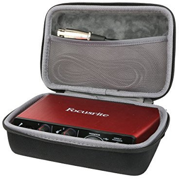 co2CREA case Hart Tasche für Focusrite Scarlett 2i2 (2G) USB-Audio-Interface (Nur Hülle)
