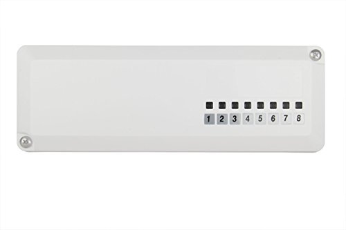 Logafix Regelklemmleiste 230V 8 Anschlüsse, IP21, weiß, Montagezubehör