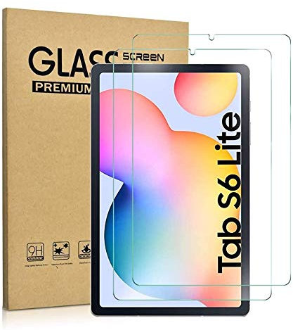 KATUMO [2 Pack Screen Protector compatible with Samsung Galaxy Tab S6 Lite 10.4 inch 2024 2022 2020 (SM-P620/P625/P610/P615/P613/ P619) HD Clear Scratch Resistant Tempered Glass Film Tablet S6 Lite