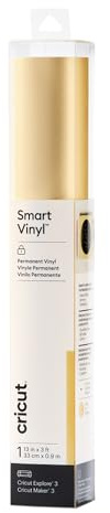 Cricut 2008615 Smart Vinyl Permanent 1 Sheet Shimmer Gold 0.9m (3ft)