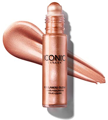 Rollaway Glow Liquid Highlighter - Rose Potion by Iconic London for Women - 0.27 oz Highlighter