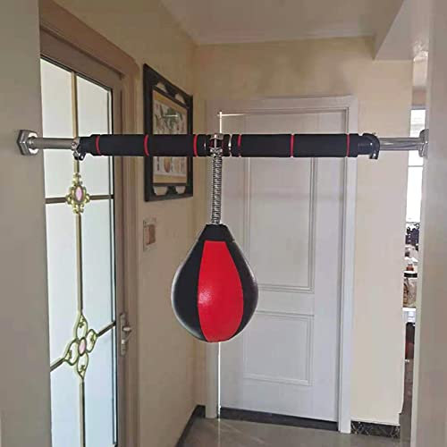 INKCOR Punchingball Speedball Boxball Zur Wandmontage – Türrahmen-Box-Speed-Ball für Abbau Von Stress/Körperformung/Brennen, Höhenverstellbarer Schlagsack (Size : Bar 83-130cm)