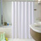 Syiboo Duschvorhang Weiss 150x170cm Duschvorhäng Anti Schimmel,Wasserabweisend Stoff Duschrollo Waschbar,3D Draussen Bad Vorhang Schnell Trocknend,Badewanne Badezimmer Decor Vorhänge