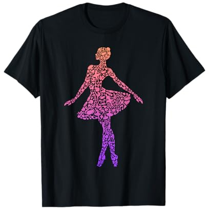 Ballett Tänzerin Tanzen Balletttänzerin Mädchen Ballerina T-Shirt
