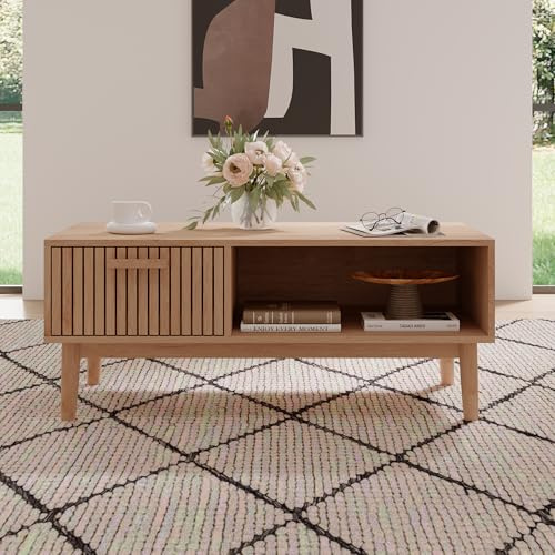 Mutuolux TV-Schrank 100 cm, Fernsehschrank mit 2 Schiebetüren, Wohnzimmer-TV-Möbel mit 5 rutschfesten Füßen, niedriger Schrank, Wohnzimmer, Innenbereich, geeignet für Wohnzimmer, Schlafzimmer