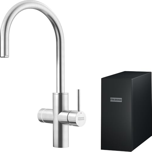 Franke 160.0708.956, Küchenarmatur/multifunktionales Filtrationssystem Mythos Water Hub Sparkling, Stainless steel