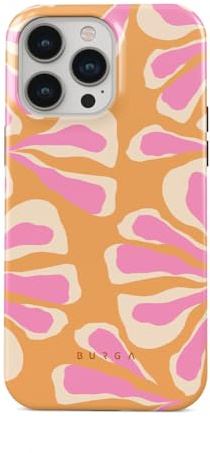 BURGA Handyhülle für iPhone 14 Pro – Unisex Hybrid-Schutzhülle mit stoßdämpfendem TPU & kratzfester Außenschale, erhöhter Displayrand, MagSafe-kompatibel, kabelloses Laden, stylisches Design
