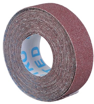 Rollos de papel de lija abrasivos Emery Papel de lija 80/150/240/Grit400/600 para lijado manual para pulir metales de madera
