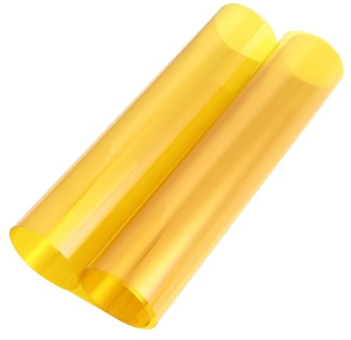 Zerodeko Farbfilterfolie Gelb mit Sonnenuntergangseffekt Pet Material für Farbkorrektur und Hintergrundwechsel für Theater und Filmmaterial