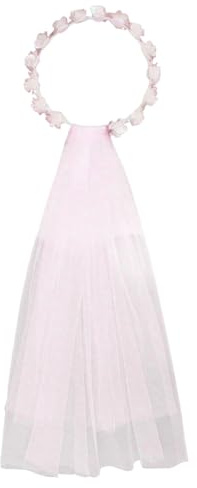 XAGMODSHN Coronas florales artesanales con banda flexible adecuadas para bodas, fiestas de disfraces y ocasiones festivas, tocado de boda con velo floral