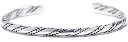 Windalf Bohemian Armschmuck AYLA Ø 5.7 cm Damen Armreif Handarbeit 925 Sterlingsilber