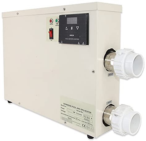 TGHY Elektrische Poolheizungen Thermostat 5,5kW 11kW 15kW Thermostat für Schwimmbadwassererwärmer 220V 380V SPA-Bad-Digitalheizung Geeignet für Oberirdischen Einbaupool Max. 10CBM,11kw,220V