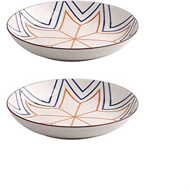 Servizio di piatti Piatti della cena ceramica cinese casa rotonda porcellana piastra di porcellana piastra geometrica fiore piatto piatto piatto a microonde / lavastoviglie Servizio da tavola ( Color