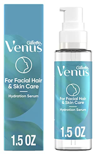 Venus Gillette Facial Hydration Serum with a Touch of Hyaluronic Acid, 1.5 oz Bottle