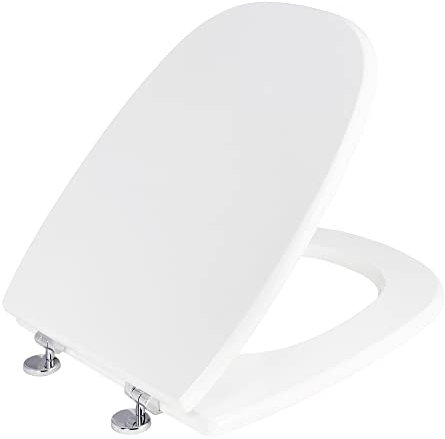 MODULARREDO | Sedile per WC SQUARE, Tavoletta WC, Copriwater, Copri Wc, Copriwater Bianco, Pozzi Ginori, 35,5x44,3 cm, Bianco