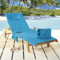 Delindo Lifestyle® MIAMI - Cuscino per sdraio da spiaggia, in spugna, con tasche e cuscini, pieghevole, in 100% cotone, 80 x 180 cm
