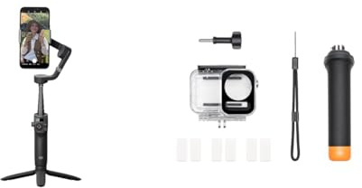 DJI OSMO Mobile 6 Smartphone-Stabilisator, dreiachsig für Telefone & Osmo Action Tauch-Zubehörset