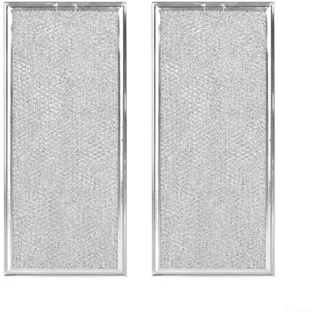 SPORTARC 2 x Metall-Mikrowellenfilter, überlegene mehrschichtige Filtration, Mikrowellenofen, Fettfilter, frische Luft, langlebig