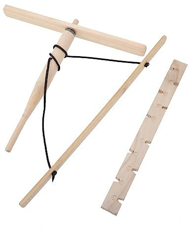 CORHAD Portable Fire Starter Drill Tool for Outdoor Camping Wood Friction Fire for Survival Hiking and Emergency Situations Lightweight Design for Easy Carrying