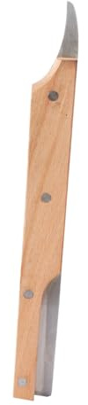 Alipis Cortador De De Doble Uso Mango De Madera Herramienta Abrelatas De Inoxidable Para Cocos