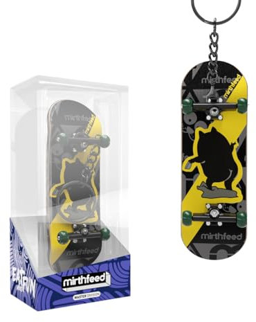 BIGH Fingerboard - Monopattino per dita in legno naturale d'acero - Fingerboard professionale - Finger Skate - Patin Dito - Giocattolo regalo - Skate Dito - Patin Mano