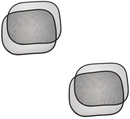 MUCKLILY 4pièces Pare-Soleil De Voiture pour Anti-UV Filtre Thermique Écran Solaire Maille pour Fenêtres Arrière pour Et Animaux