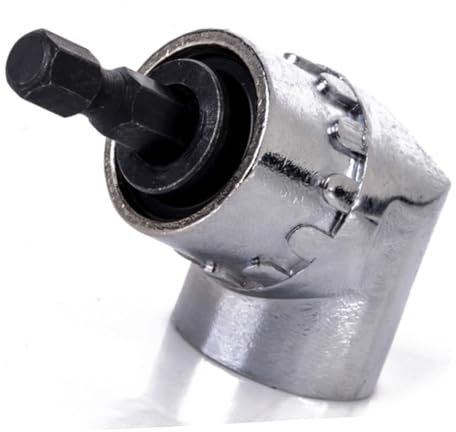 jojofuny Cacciavite Angolare Da Gradi in Acciaio Inossidabile Compatibile Trapani e Avvitatori Elettrici Punta e Flangia Gradi Per Utensili