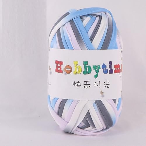 10pc Stoffgewinde Hakenbodenmatte Strickfäden Handgefertigt Dicke Wollfäden Aufbewahrungskorb Häkeldecke Decke Stoff Tape Stoff Seil DIY,12