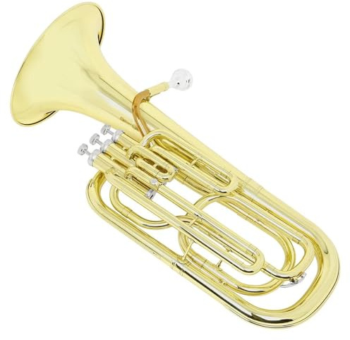 Bb Euphonium Euphonium Bb 3 Schlüssel Vertikales Tenorhorn Bariton Messing Musikinstrumente Mit Koffer Handschuhe Tuch