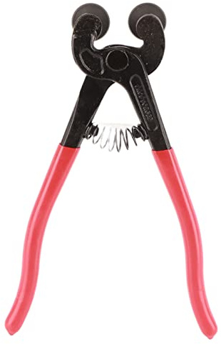 Xiuganpo 200mm Mosaic Cutter, Heavy Duty Glass Tile Nippers with Cemented Carbide Wheel, Ceramic Cutting Pliers for Mosaic Artwork Craft Supplies Hand Tool