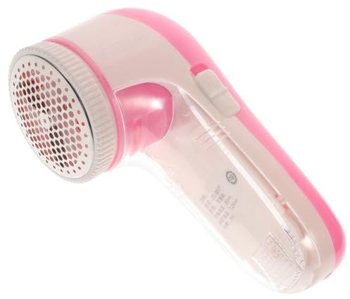 Rimuovi Pelucchi Elettrico Ricaricabile per Tessuti Rosa | Abs, Impugnatura Portatile, Copertura Inclusa, per Moquette e Maglioni, Uso in Ufficio e Viaggio